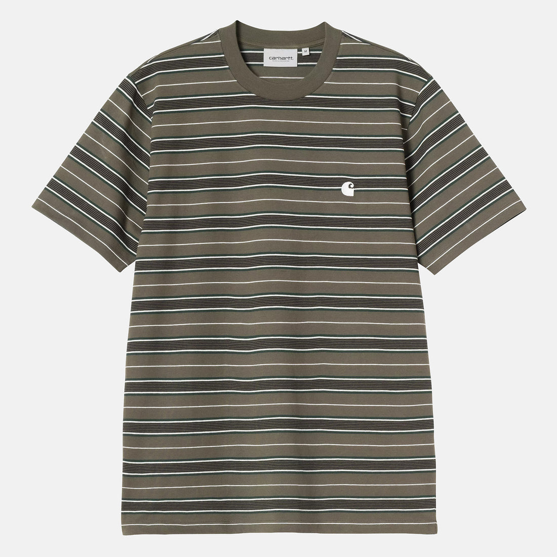Carhartt WIP Bronson T-Shirt - Bronson Stripe / Cypress Grün Bild 1