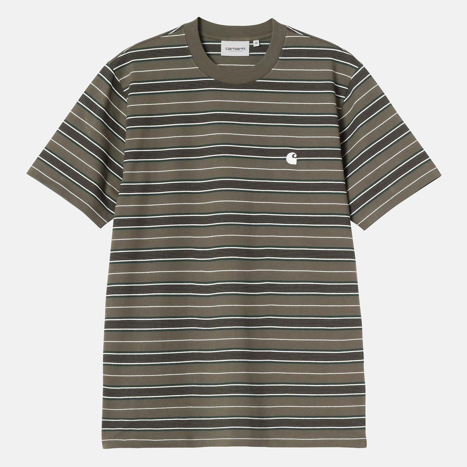 Carhartt WIP Bronson T-Shirt - Bronson Stripe / Cypress Grün Bild 1