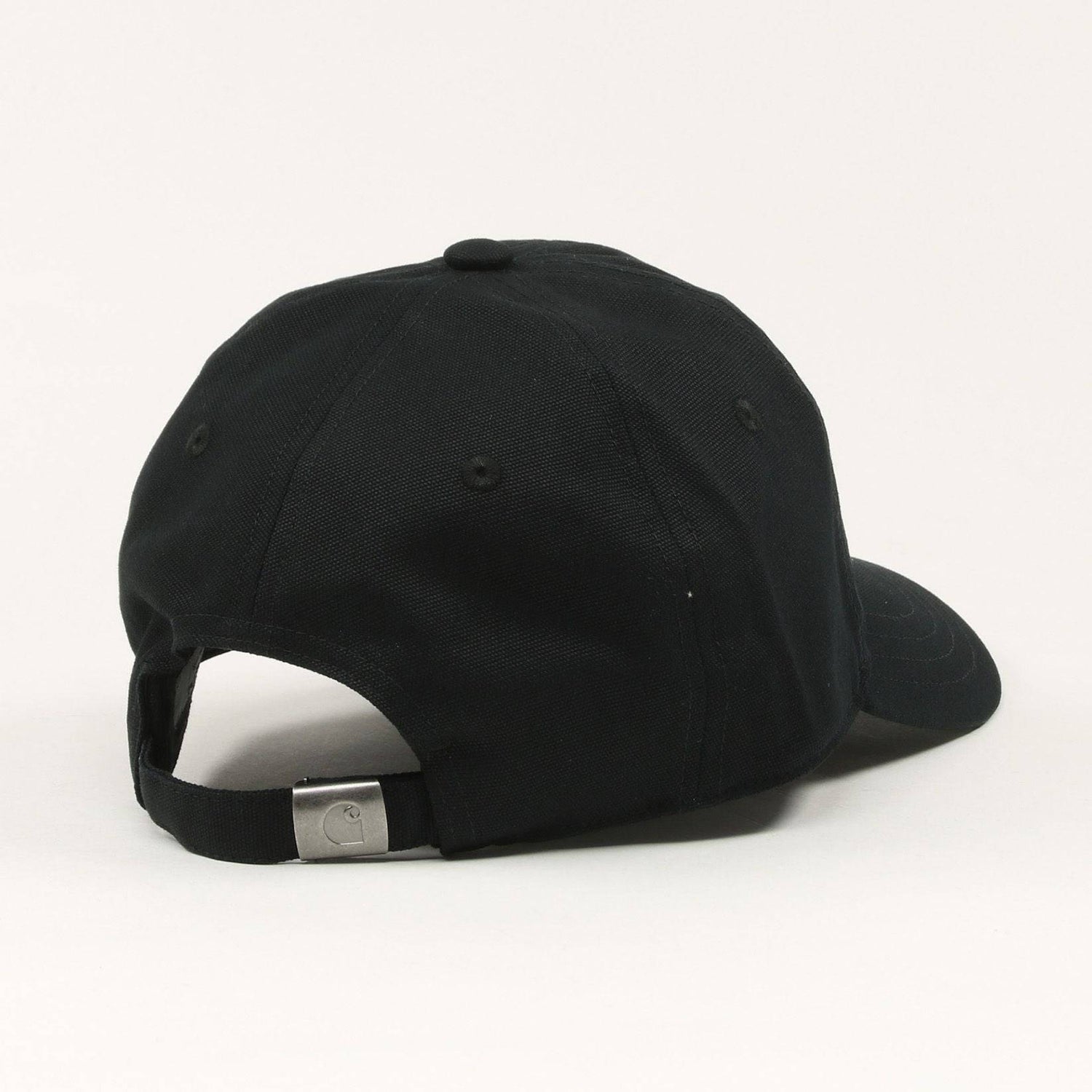 Carhartt WIP Canvas Script Cap - Black/White Schwarz Bild 2