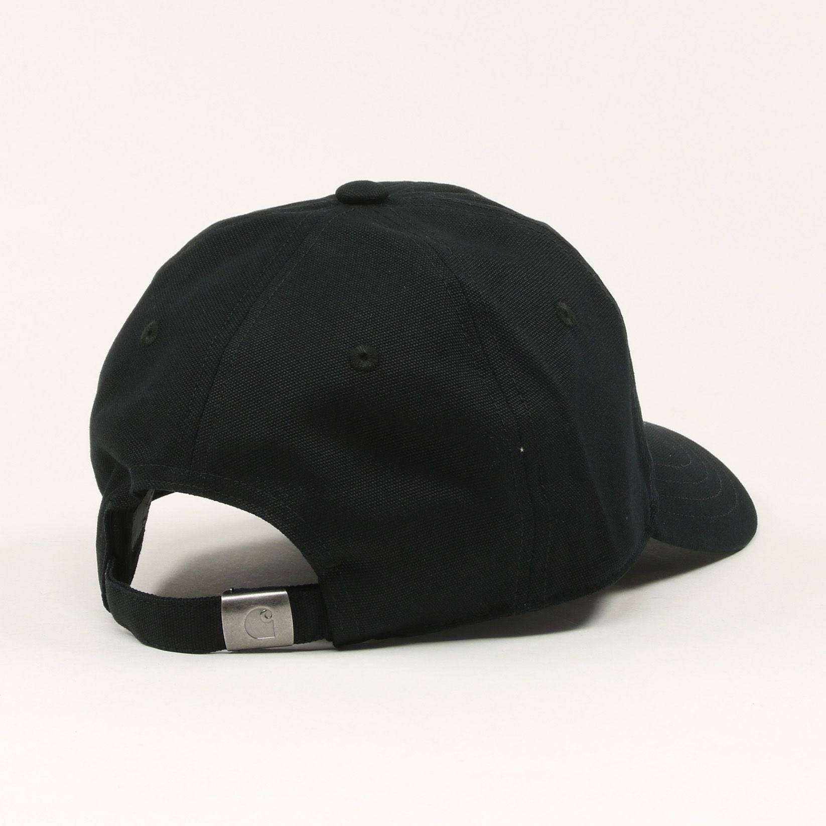 Carhartt WIP Canvas Script Cap - Black/White Schwarz Bild 2