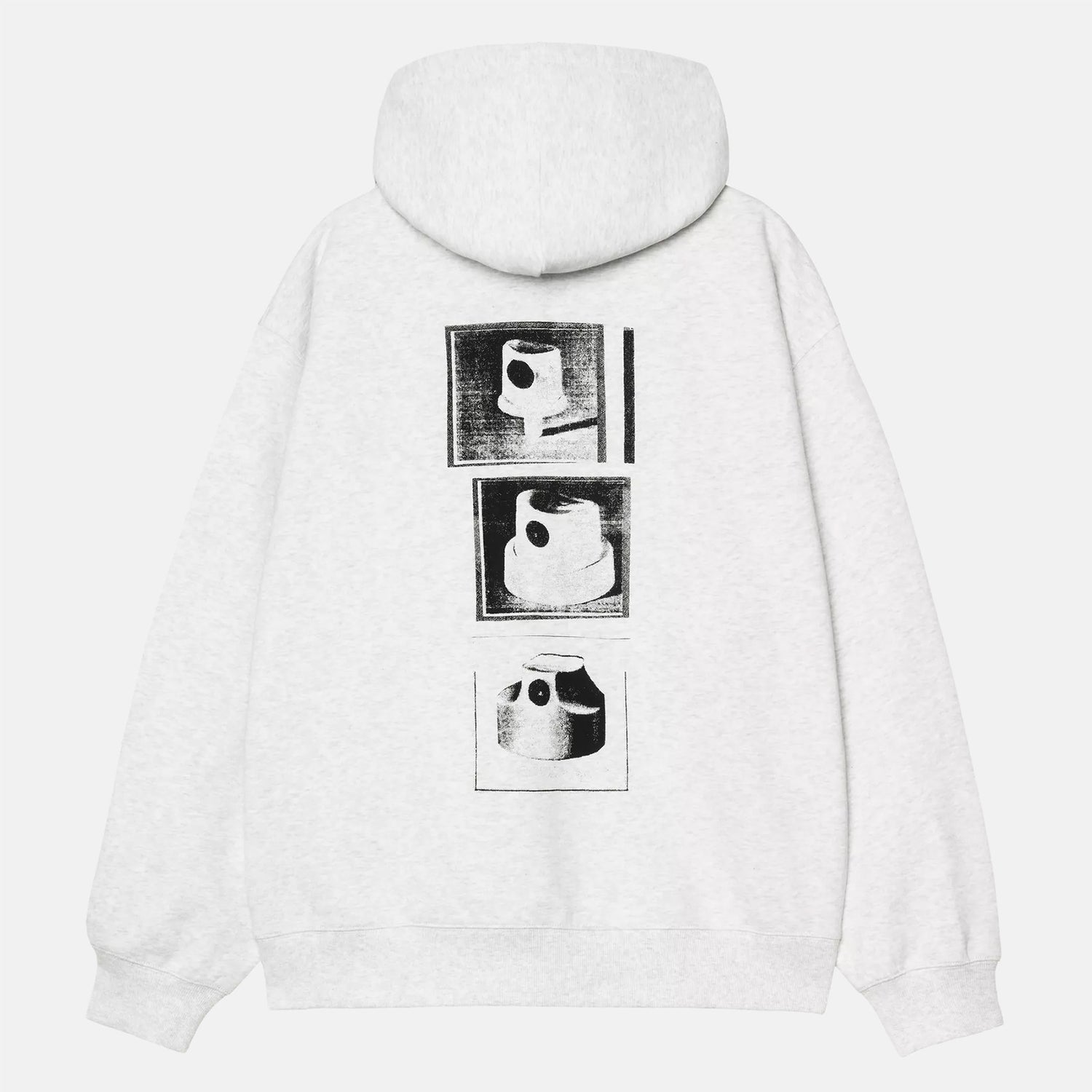 Carhartt WIP Caps Hoodie - Ash Heather Grau Bild 1