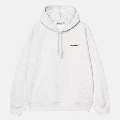 Carhartt WIP Caps Hoodie - Ash Heather Grau Bild 2