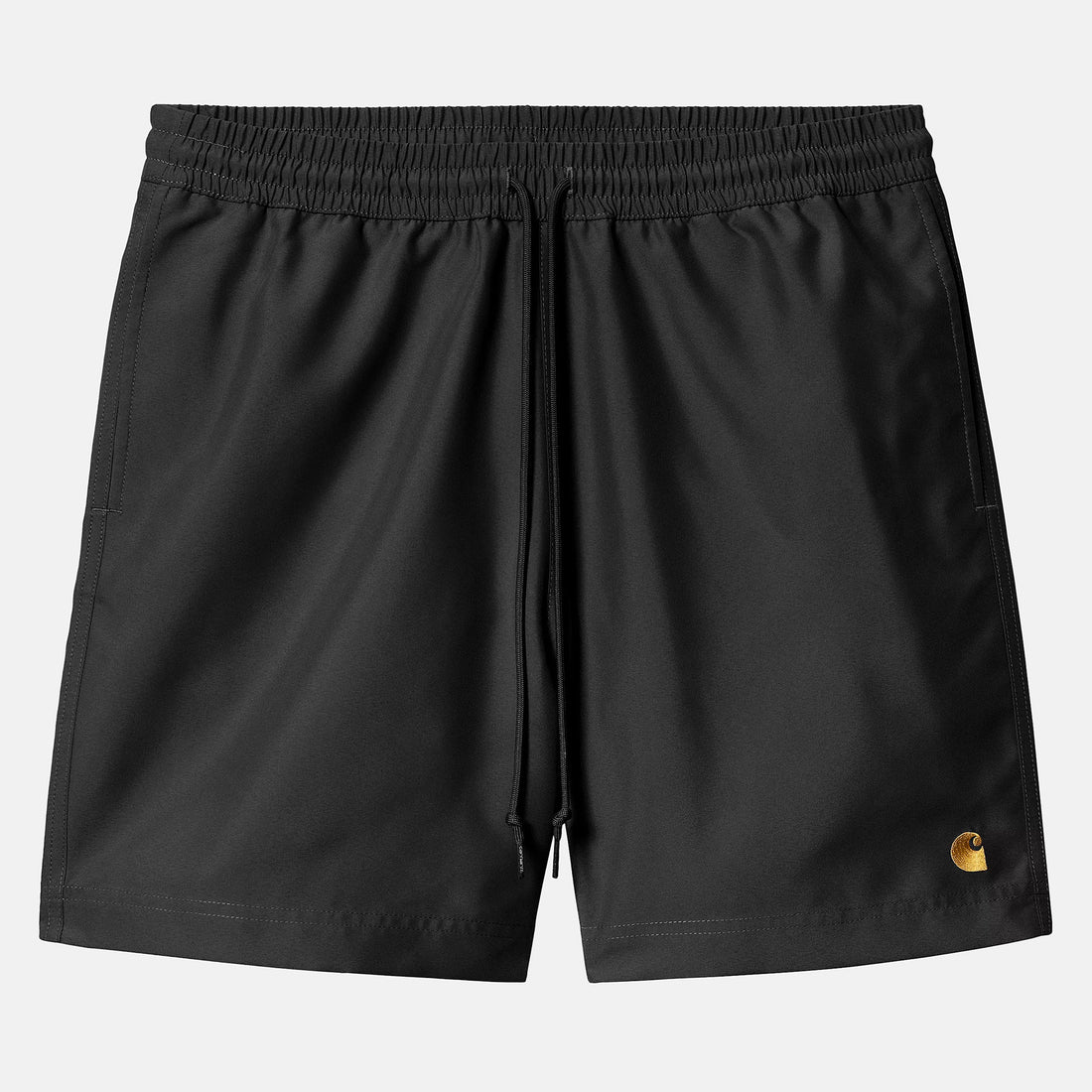 Carhartt WIP Chase Badeshort - Black Black / Gold Bild 1