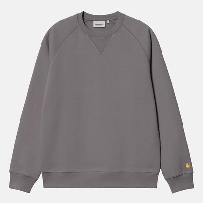 Carhartt WIP Chase Crewneck - Porphyry Grau Bild 1