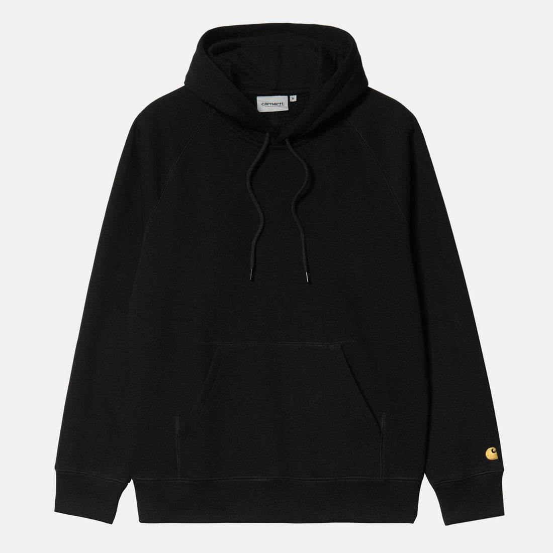 Carhartt WIP Chase Hoodie - Black / Gold Schwarz Bild 1