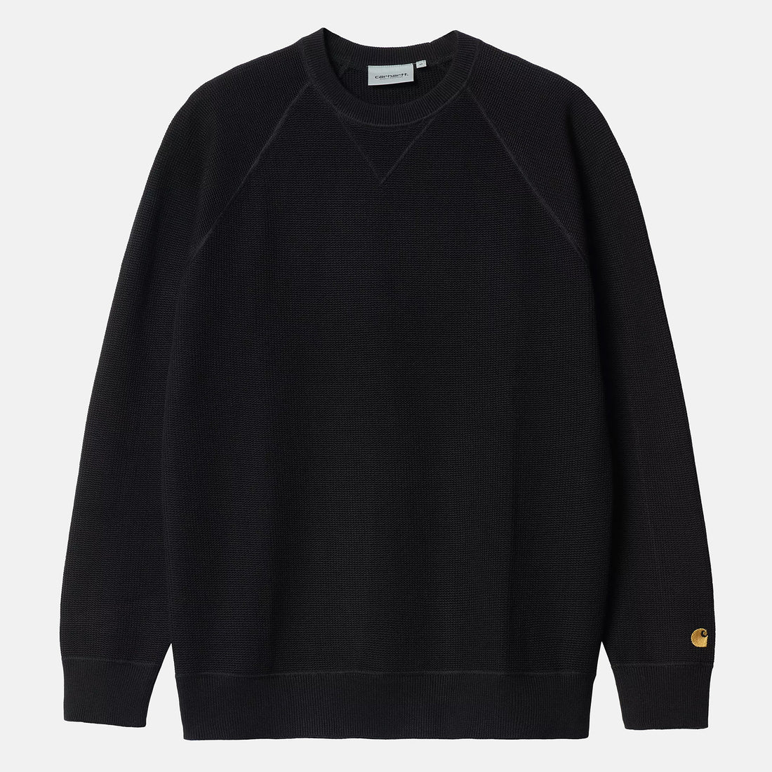 Carhartt WIP Chase Knit Crewneck - Black / Gold Black / Gold Bild 1