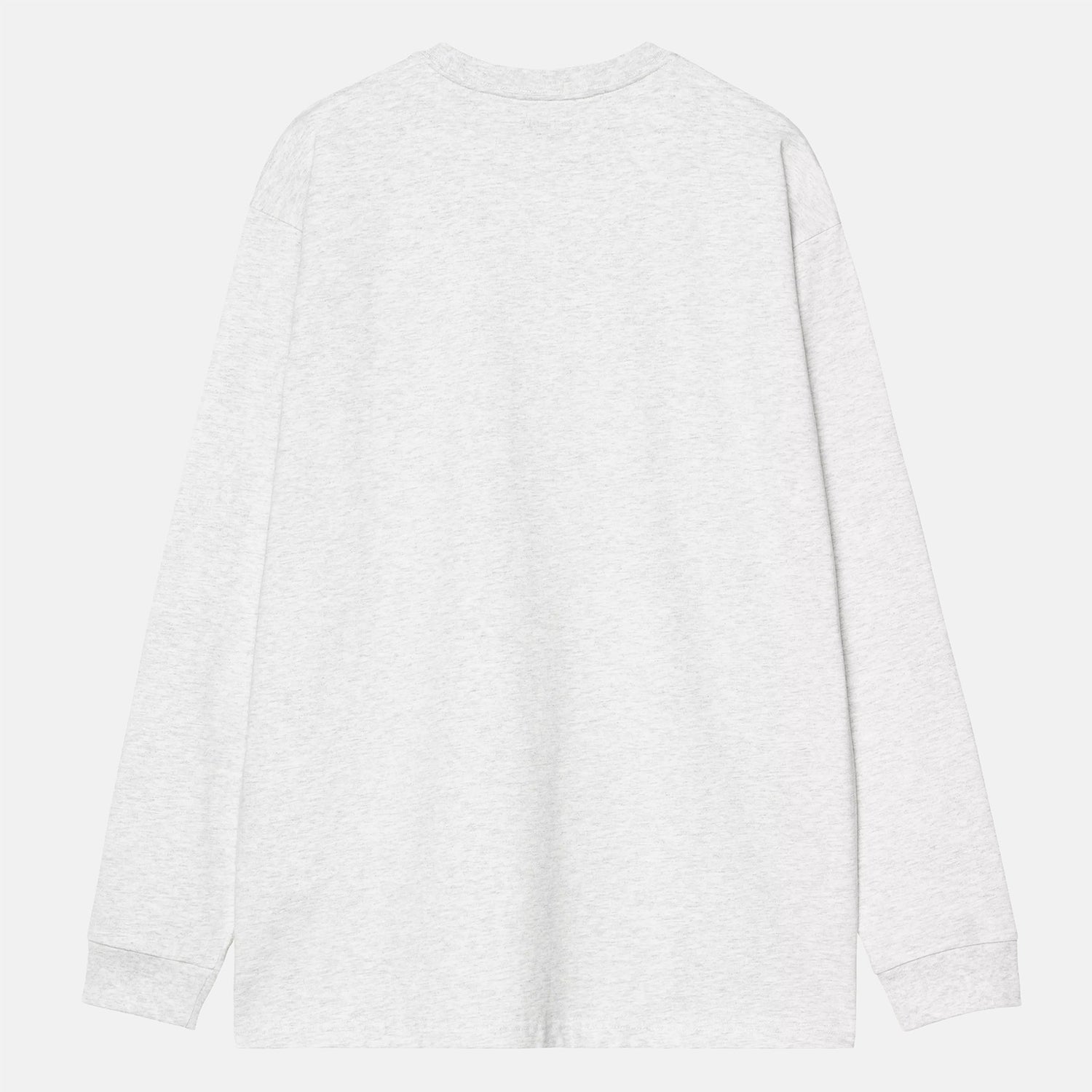 Carhartt WIP Chase Longsleeve - Ash Heather / Gold Grau Bild 2
