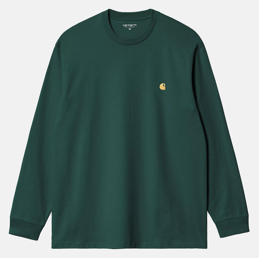 Carhartt WIP Chase Longsleeve - Dark Fir / Gold Grün Bild 1