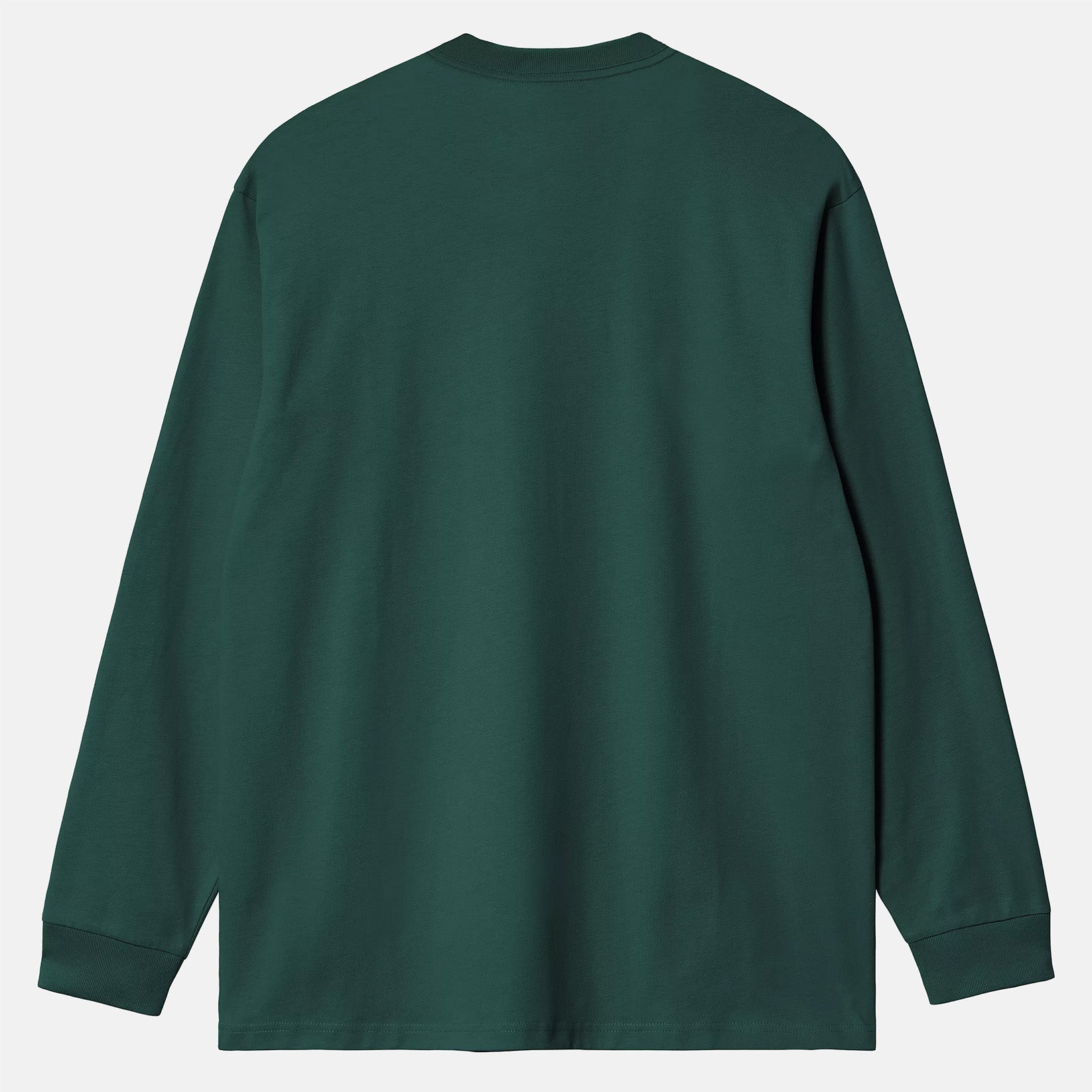 Carhartt WIP Chase Longsleeve - Dark Fir / Gold Grün Bild 2