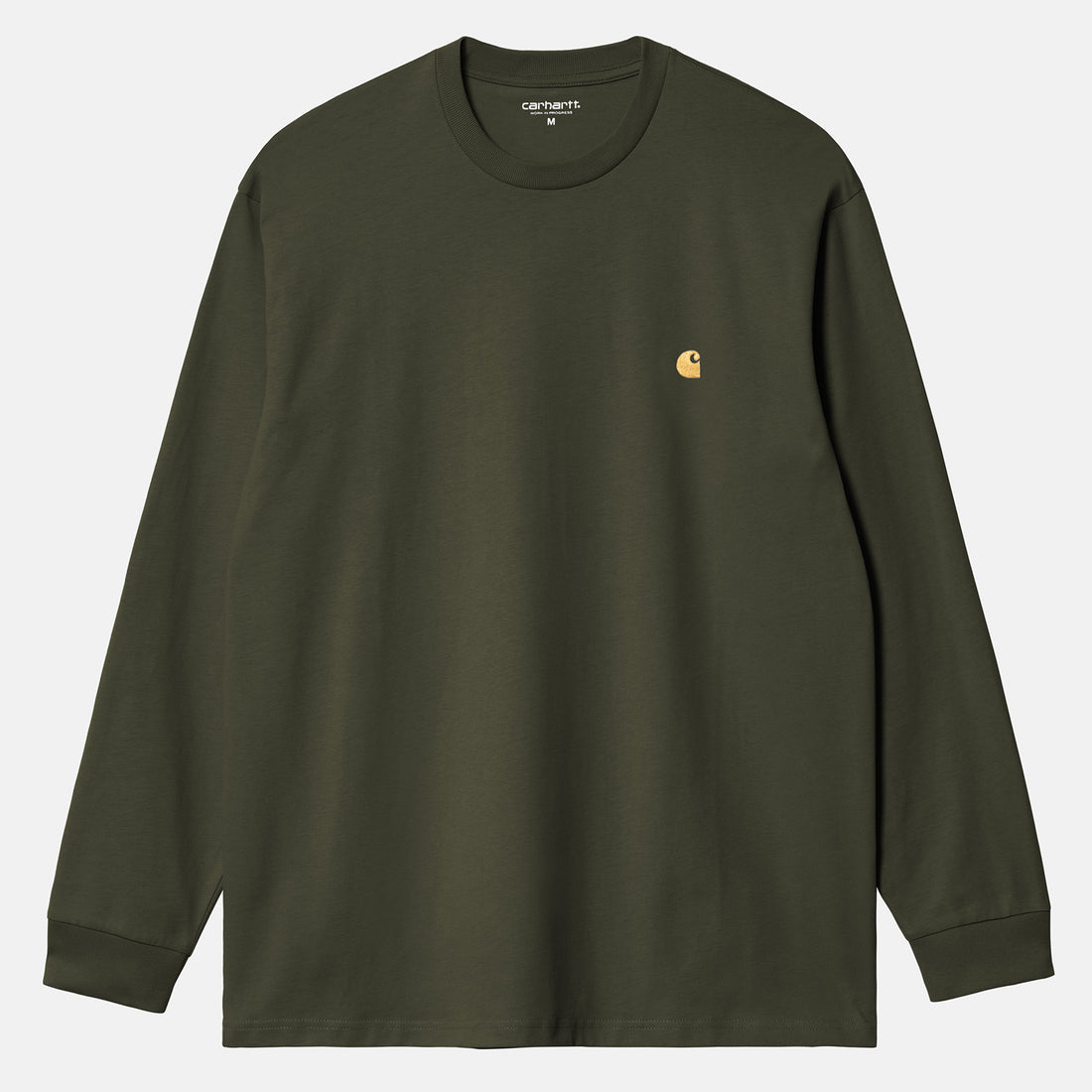 Carhartt WIP Chase Longsleeve - Olive / Gold Grün Bild 1