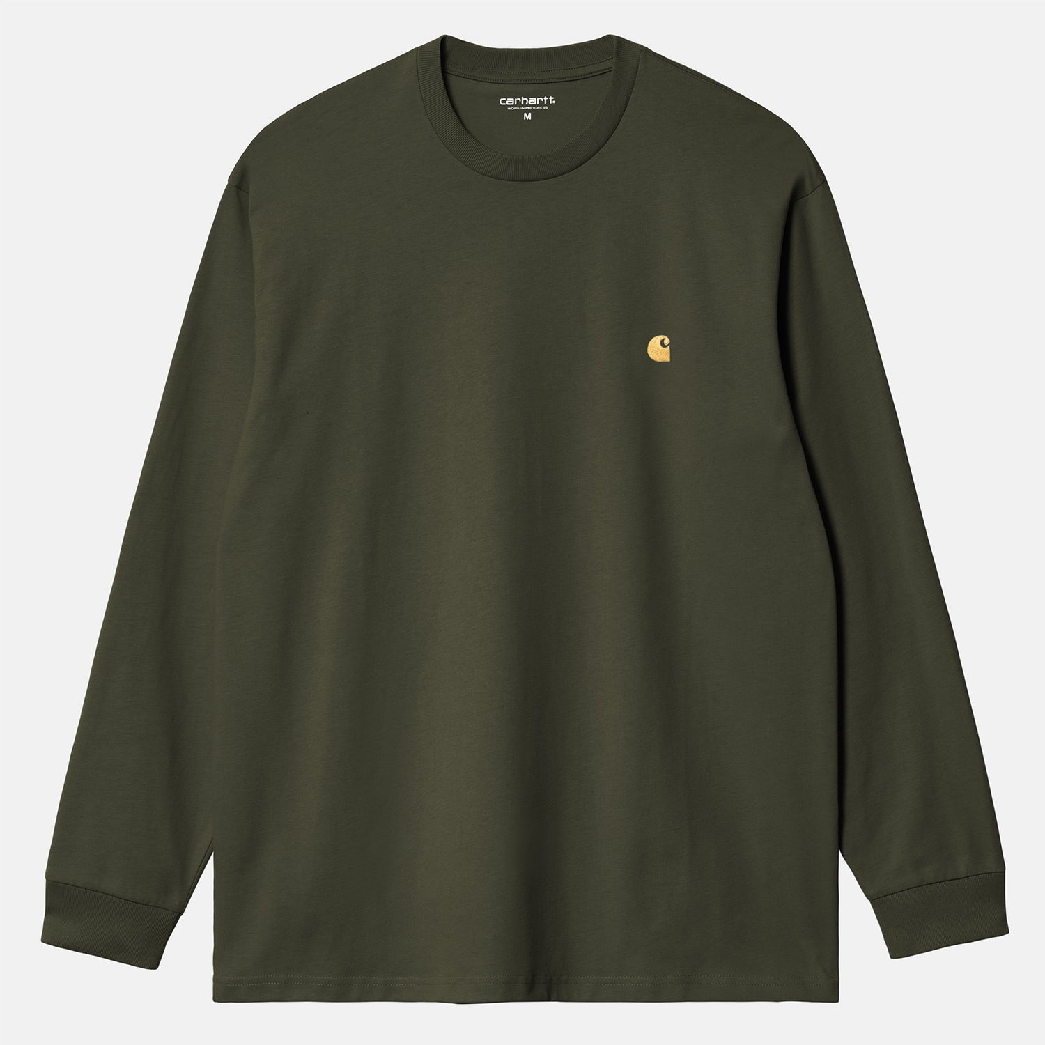 Carhartt WIP Chase Longsleeve - Olive / Gold Grün Bild 1