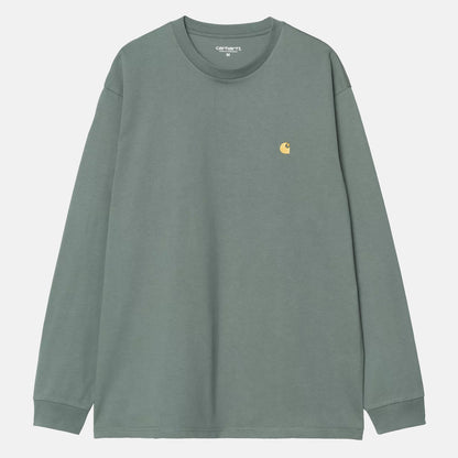 Carhartt WIP Chase Longsleeve - Velvet Green Grün Bild 1