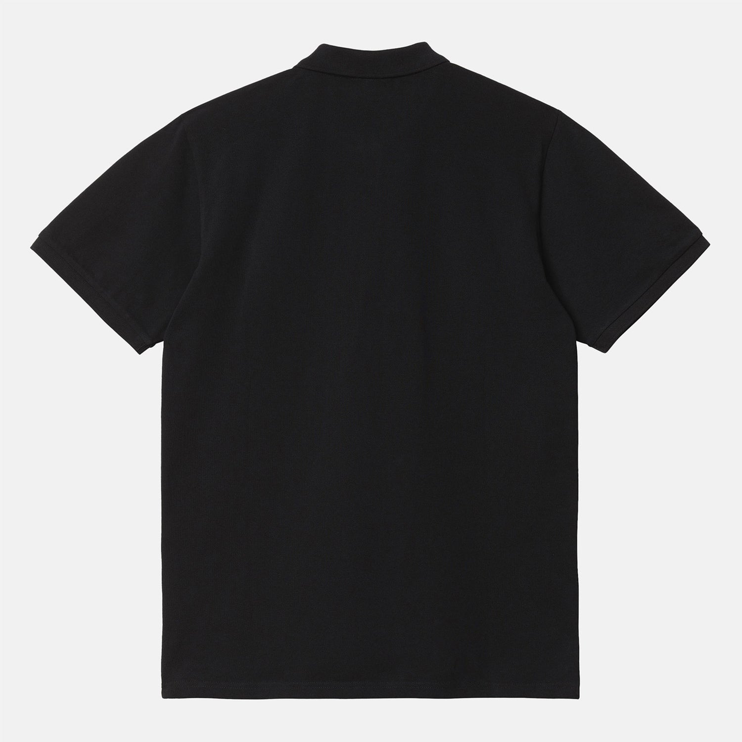 Carhartt WIP Chase Pique Polo - Black / Gold Schwarz Bild 2
