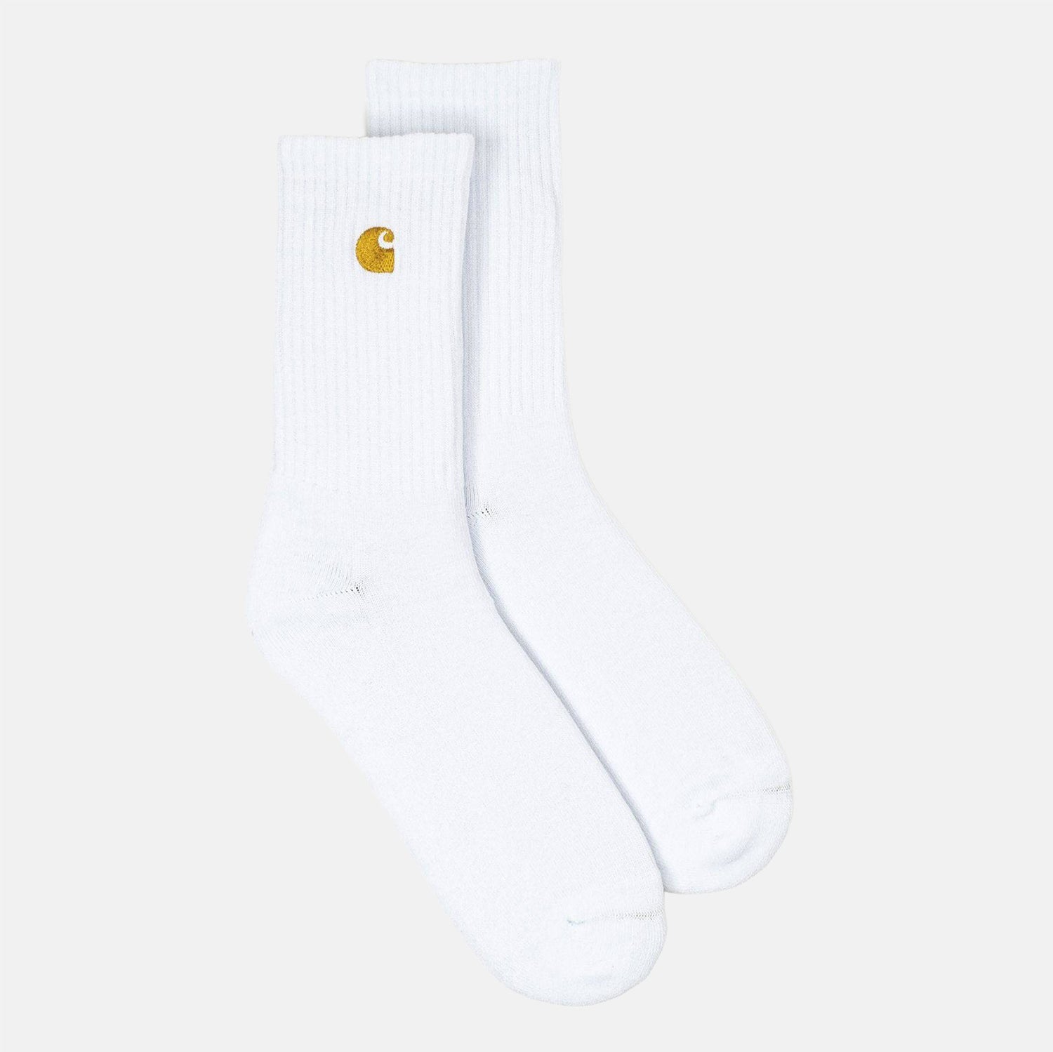 Carhartt WIP Chase Socken - White / Gold Weiß Bild 1