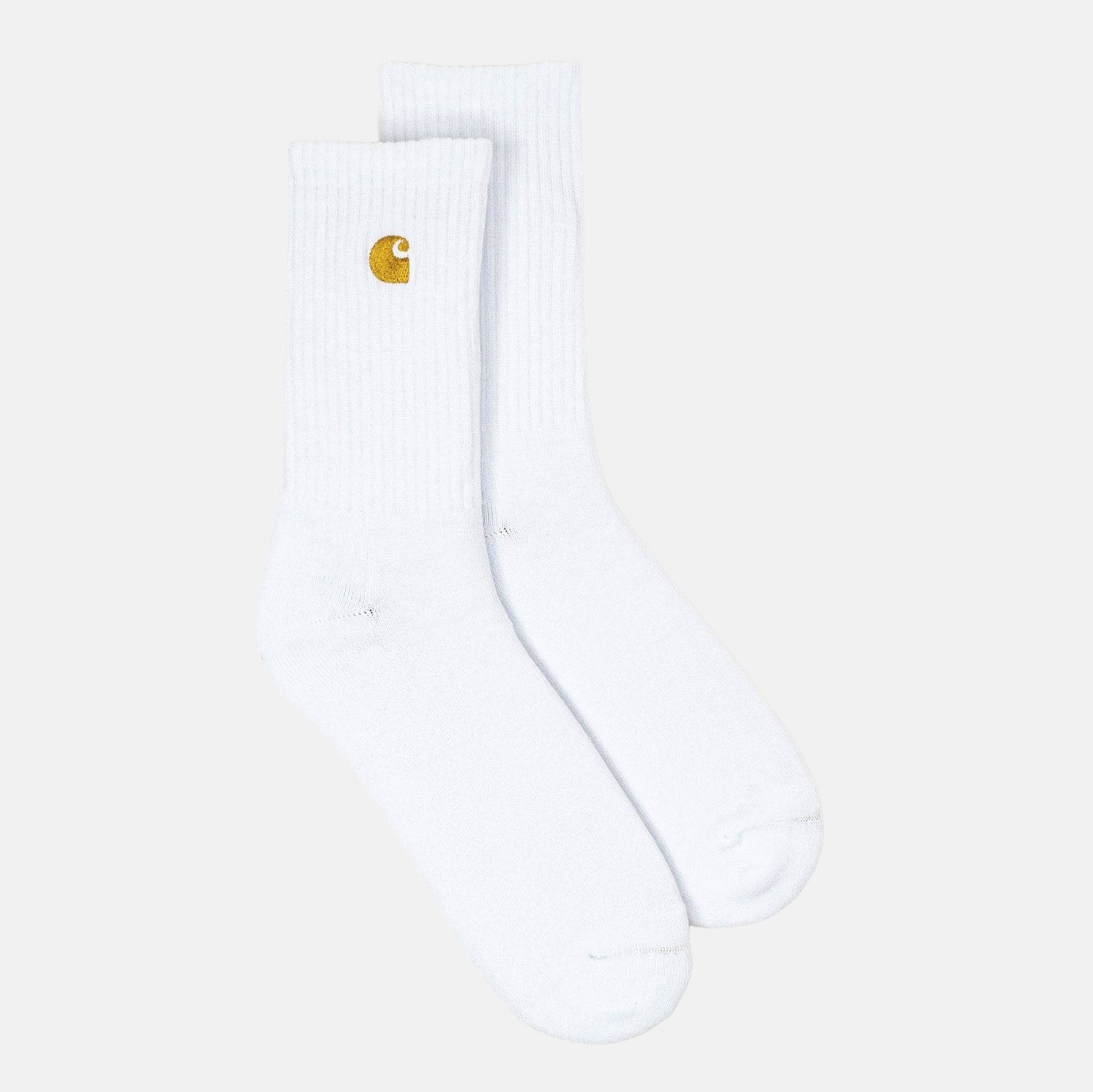Carhartt WIP Chase Socken - White / Gold Weiß Bild 1