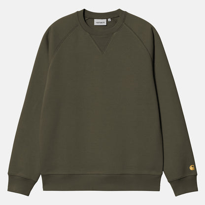 Carhartt WIP Chase Sweatshirt - Olive / Gold Grün Bild 1