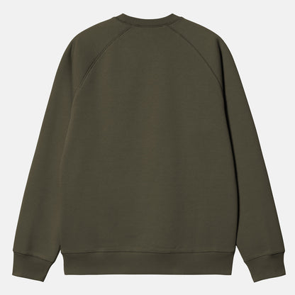 Carhartt WIP Chase Sweatshirt - Olive / Gold Grün Bild 2