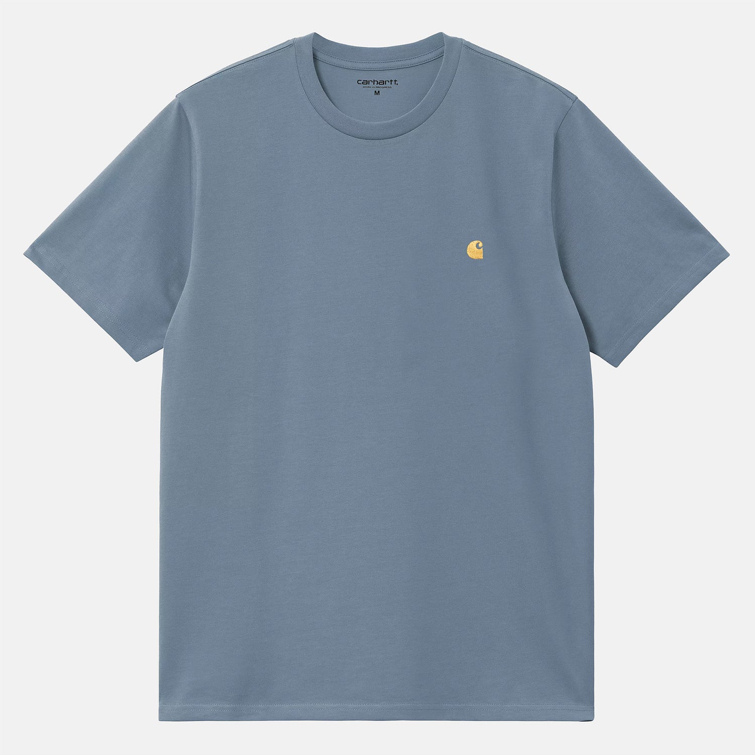 Carhartt WIP Chase T-Shirt - Angelite / Gold Blau Bild 1