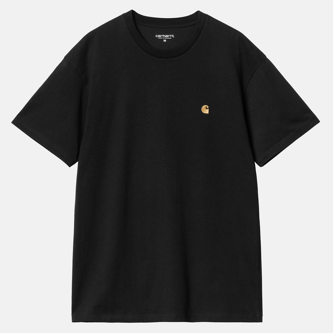 Carhartt WIP Chase T-Shirt - Black / Gold Schwarz Bild 1