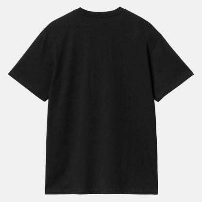 Carhartt WIP Chase T-Shirt - Black / Gold Schwarz Bild 2