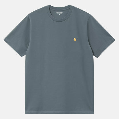 Carhartt WIP Chase T-Shirt - Cozy Blue Blau Bild 1