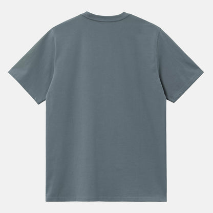 Carhartt WIP Chase T-Shirt - Cozy Blue Blau Bild 2