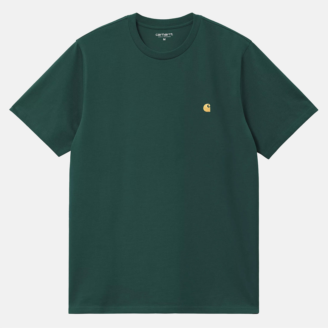 Carhartt WIP Chase T-Shirt - Dark Fir /Gold Grün Bild 1