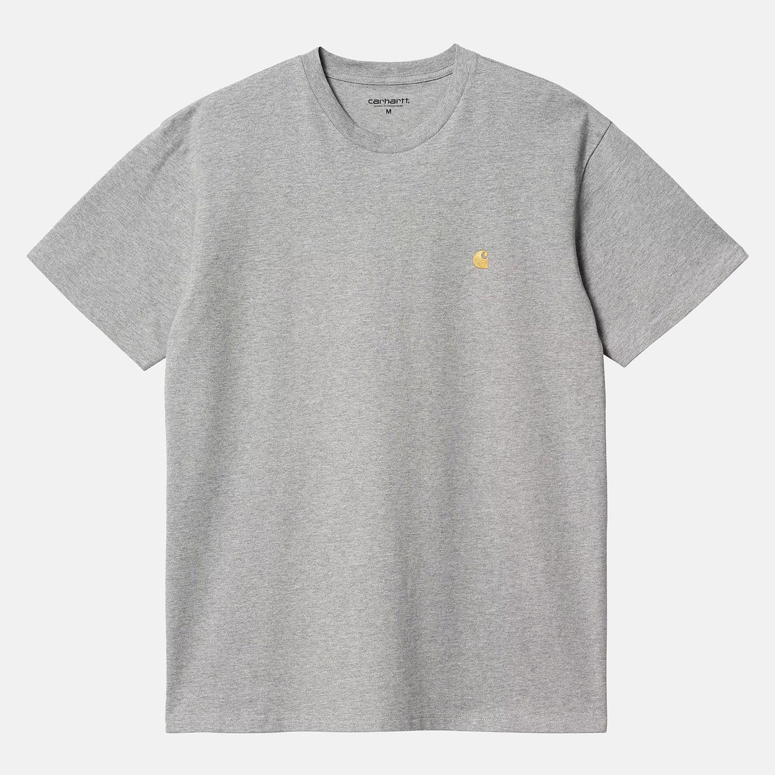 Carhartt WIP Chase T-Shirt - Grey Heather Grey Heather / Gold Bild 1