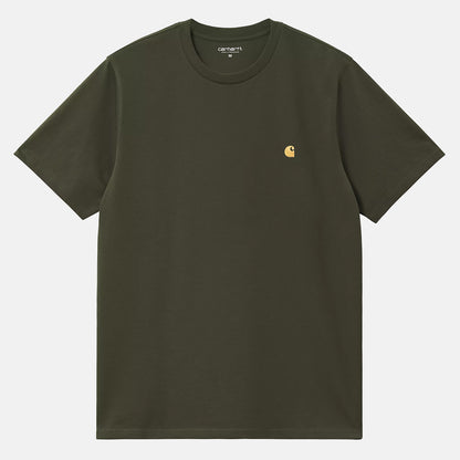 Carhartt WIP Chase T-Shirt - Olive / Gold Grün Bild 1