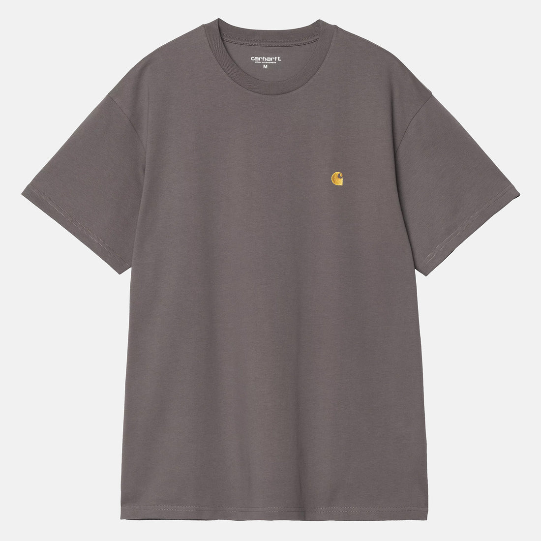 Carhartt WIP Chase T-Shirt - Porphyry / Gold Grau Bild 1
