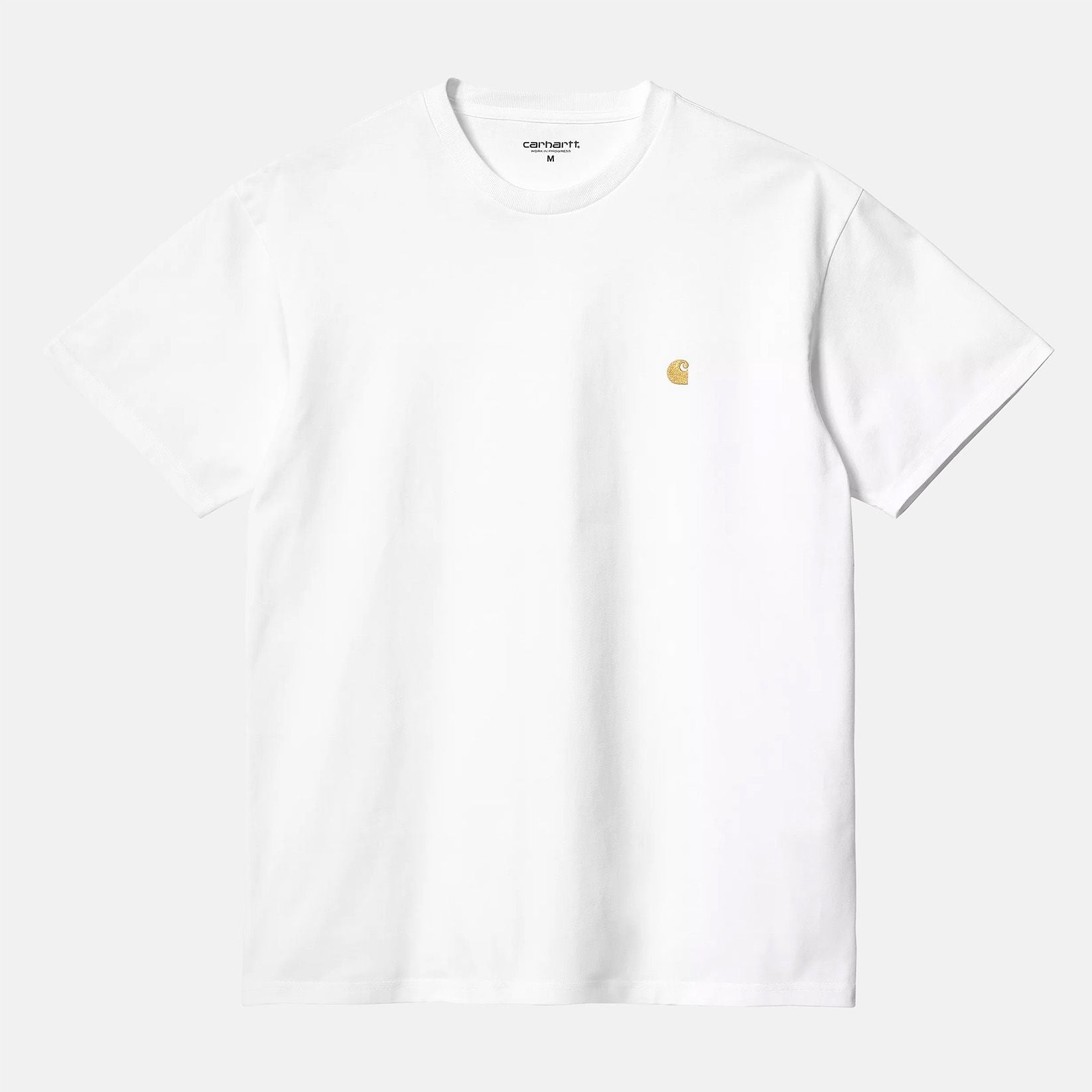 Carhartt WIP Chase T-Shirt - White / Gold Weiß Bild 2
