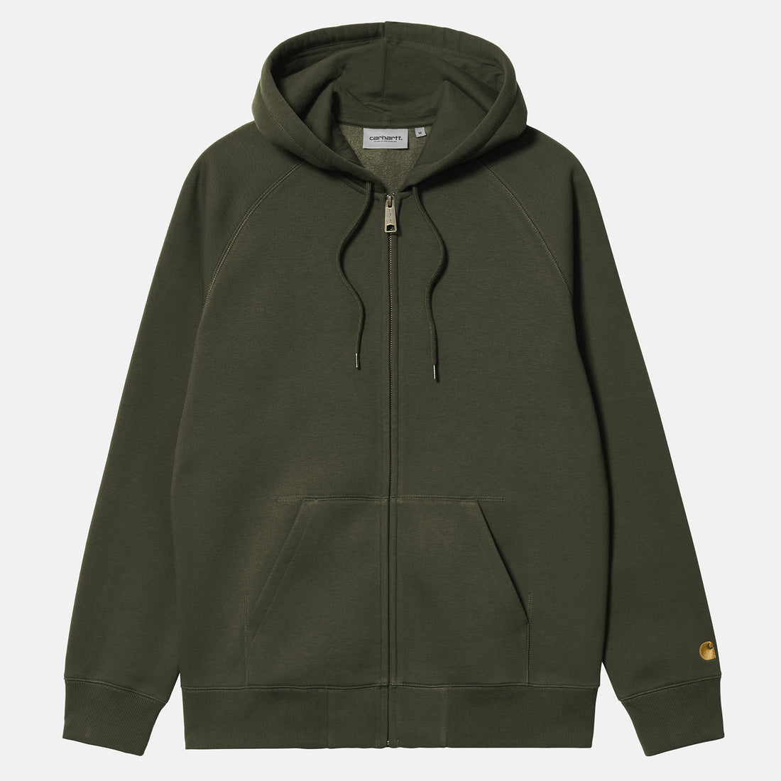 Carhartt WIP Chase Zip-Hoodie - Olive / Gold Grün Bild 1