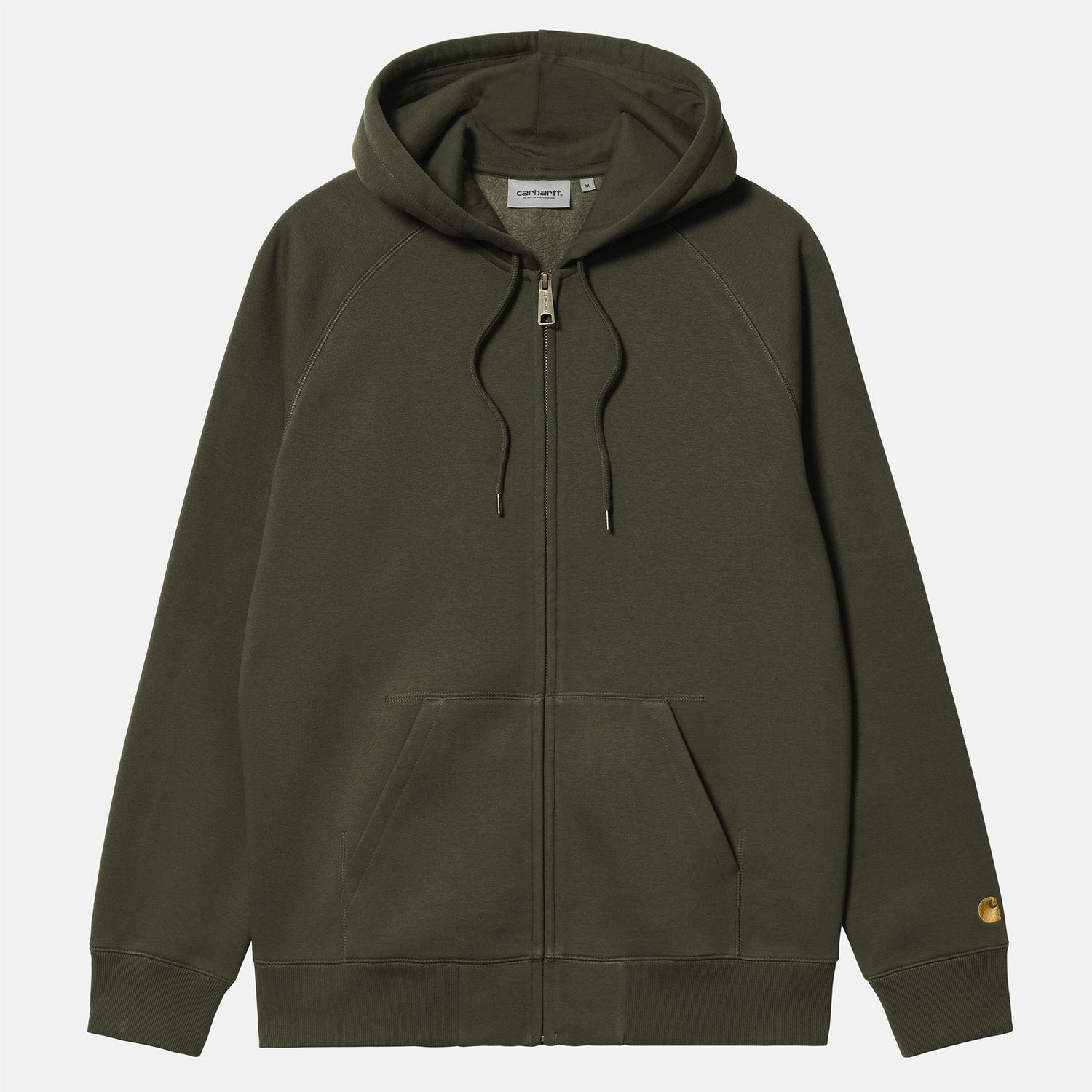 Carhartt WIP Chase Zip-Hoodie - Olive / Gold Grün Bild 1
