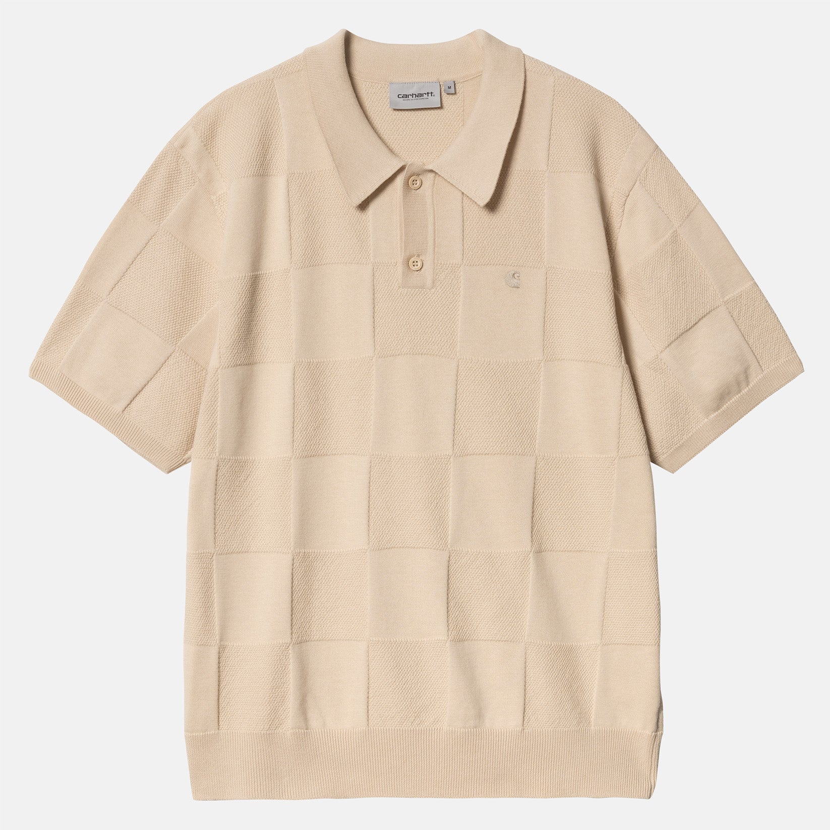 Carhartt WIP Checker Polo - Fleur De Sel Braun Bild 1