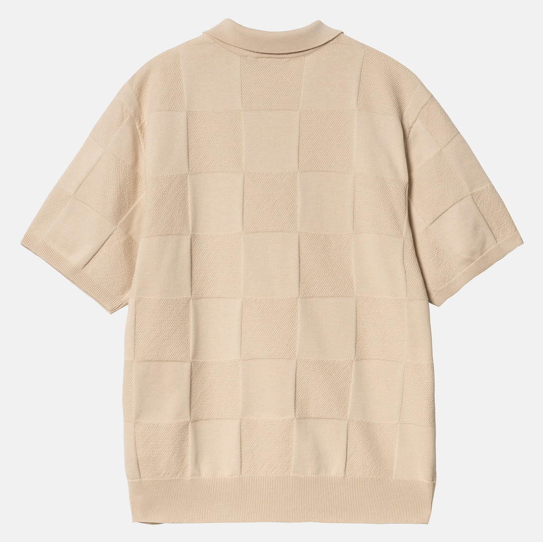 Carhartt WIP Checker Polo - Fleur De Sel Braun Bild 2