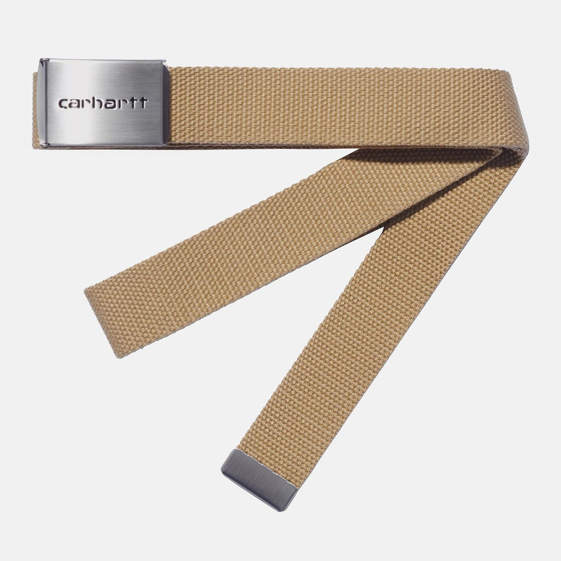 Carhartt WIP Chrome Clip Belt - Dusty H Brown Schwarz Bild 1