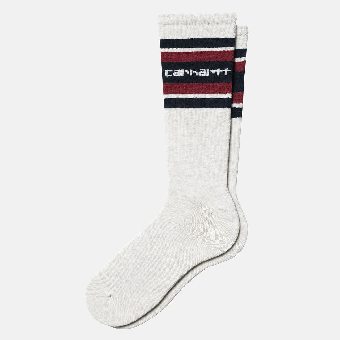 Carhartt WIP Connors Socke - Ash Heather / Blue / Scarlet Bild 1