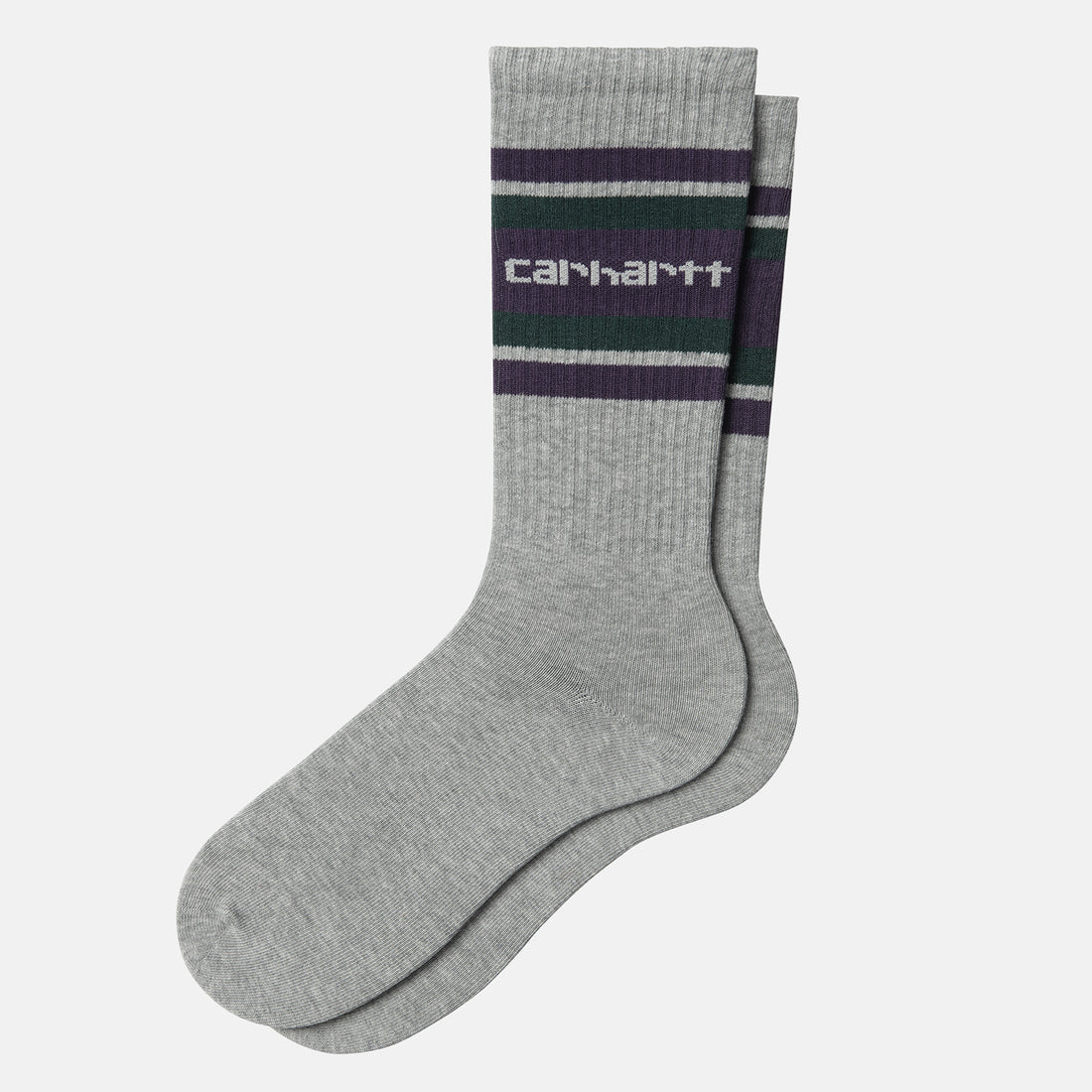 Carhartt WIP Connors Socke - Grey Heather / Lockers / Dark Fir Grau Bild 1