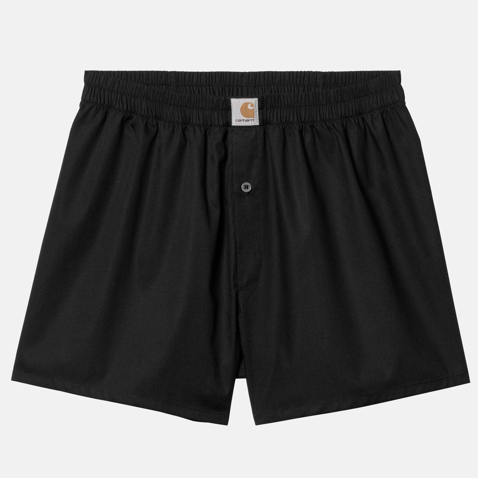 Carhartt WIP Cotton Boxershorts - Black Schwarz Bild 1