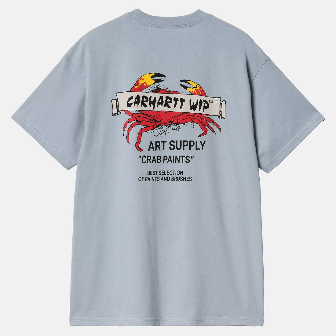 Carhartt WIP Crab Paint T-Shirt - Frosted Blue Blau Bild 1