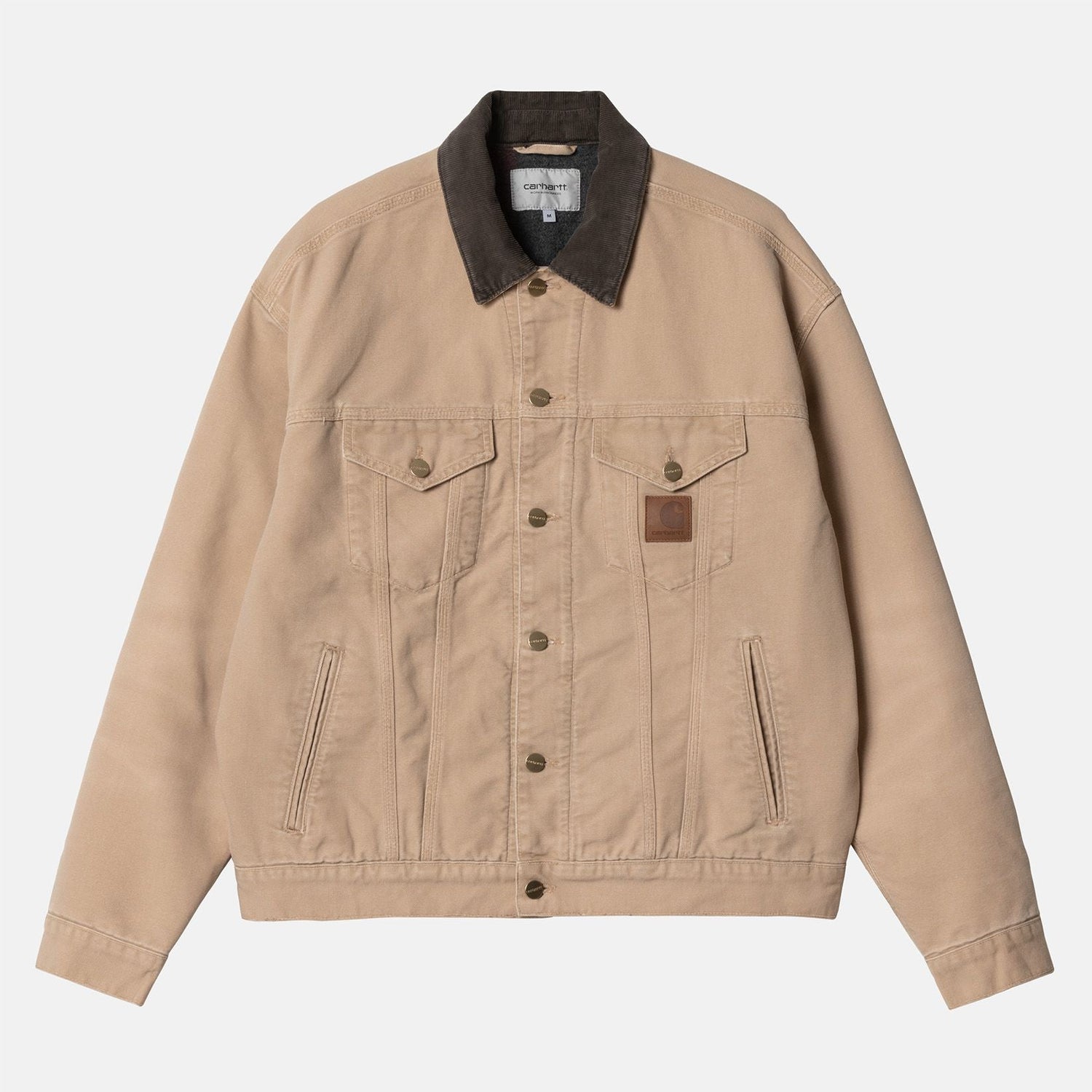 Carhartt WIP Dayton Trucker Jacke - Dusty H Brown / Tobacco Braun Bild 1