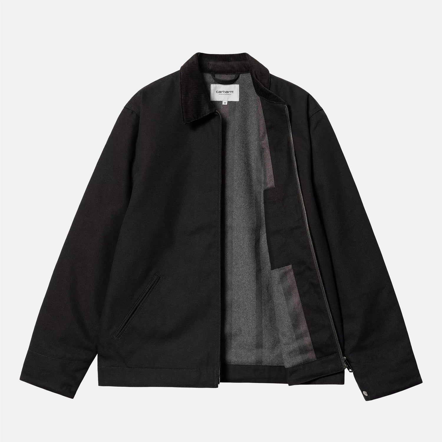 Carhartt WIP Detroit Winter Jacket - Black Schwarz Bild 3