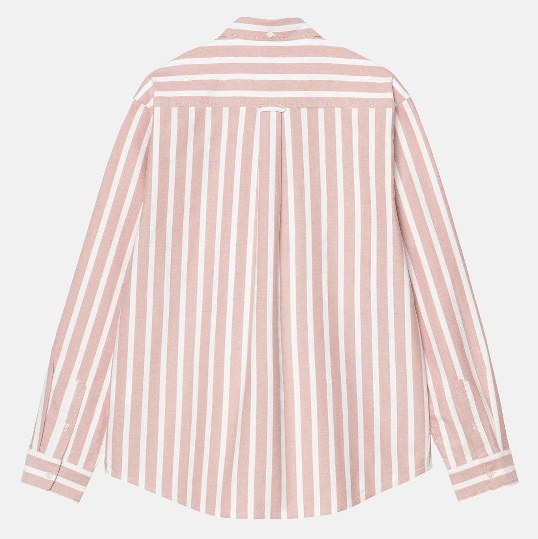 Carhartt WIP Devin Hemd - Deven Stripe, Oxide Red / White Mehrfarbig Bild 2