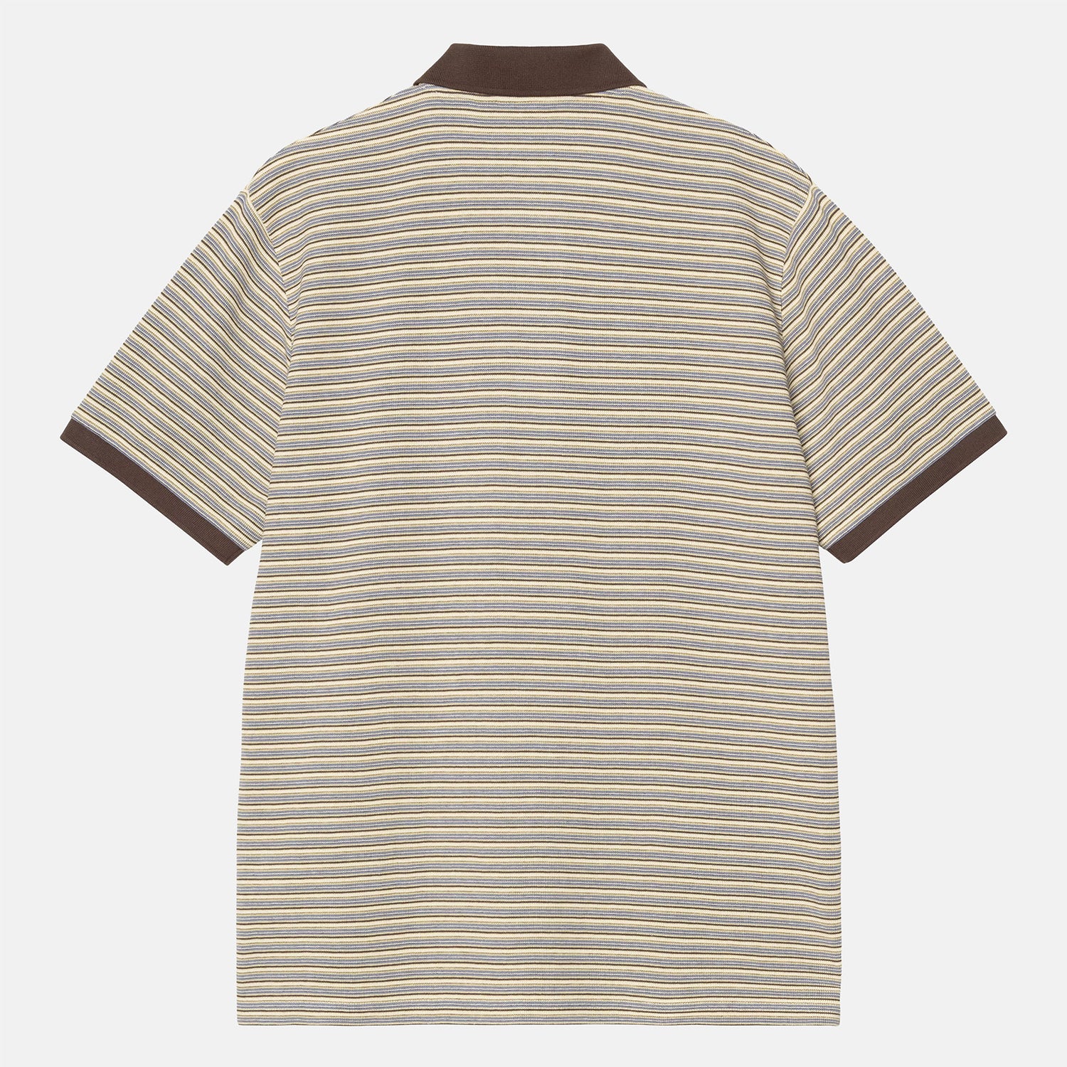 Carhartt WIP Dion Polo T-Shirt - Dion Stripe Beige Bild 2