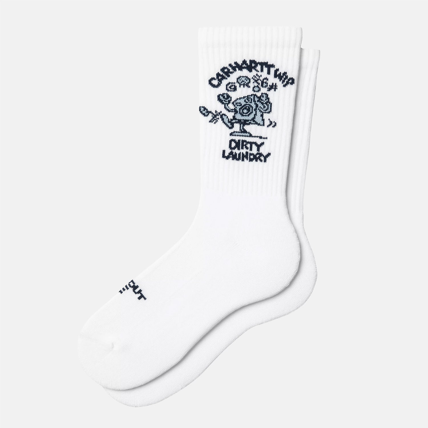 Carhartt WIP Dirty Laundry Socken - White Weiß Bild 1