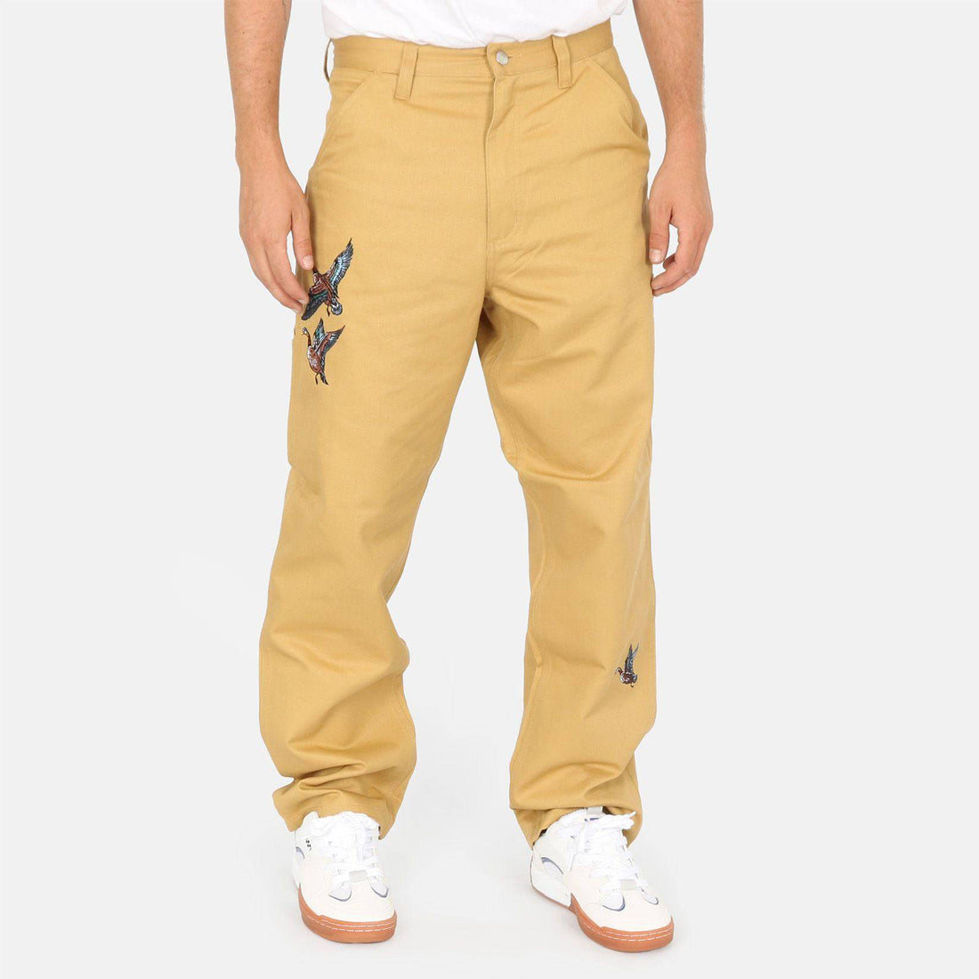 Carhartt WIP Duck Single Knee Pant- Bourbon Beige Bild 1