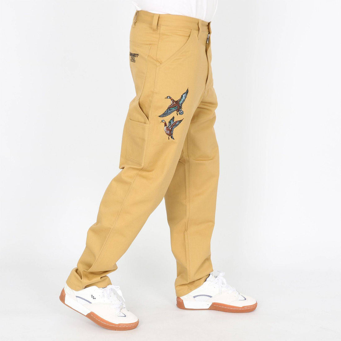 Carhartt WIP Duck Single Knee Pant- Bourbon Beige Bild 2