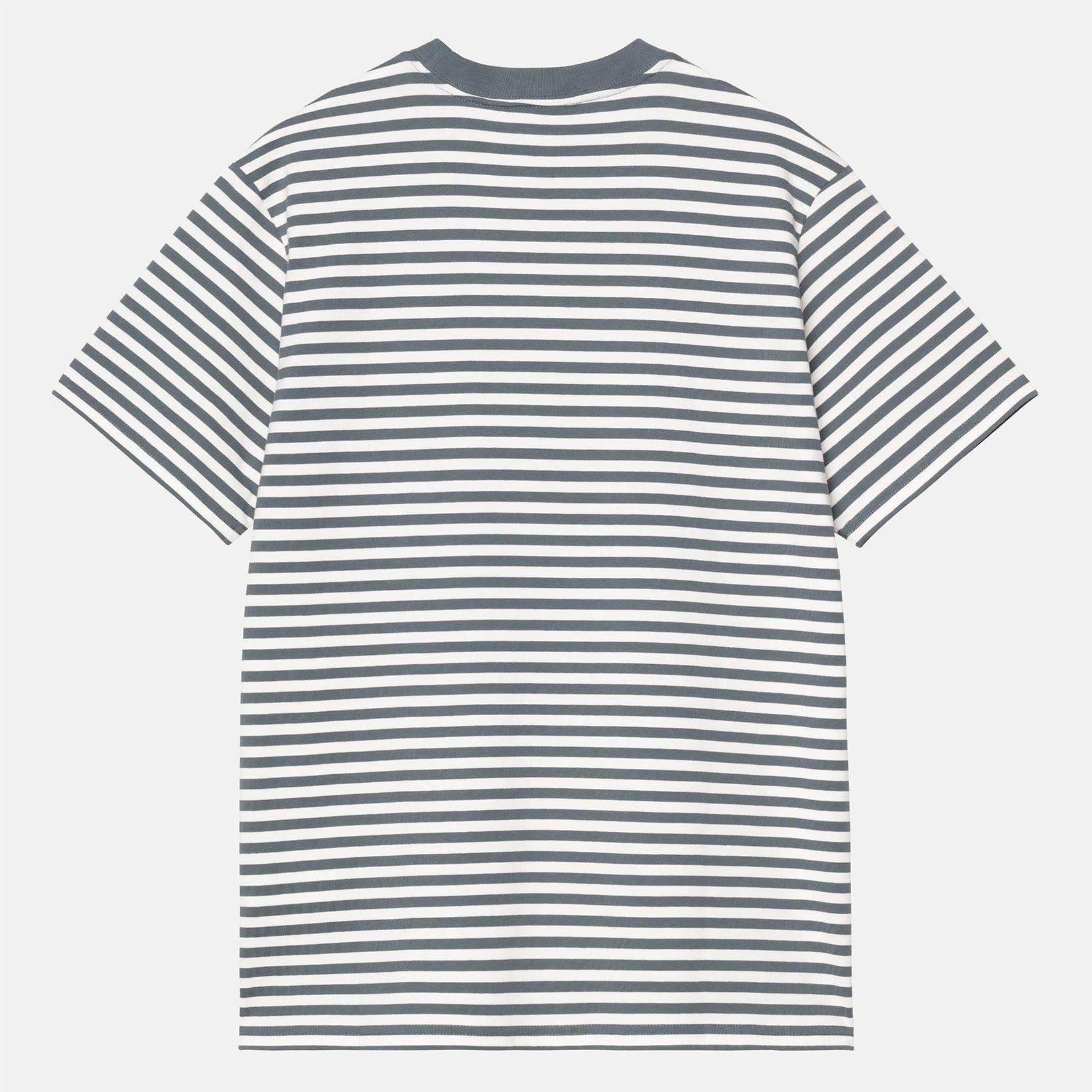 Carhartt WIP Ezra Pocket T-Shirt - Ezra Stripe Blau Bild 2