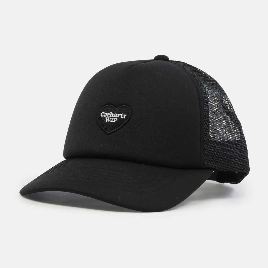 Carhartt WIP Heart Patch Trucker Cap - Black Schwarz Bild 1