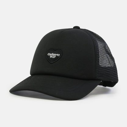 Carhartt WIP Heart Patch Trucker Cap - Black Schwarz Bild 1
